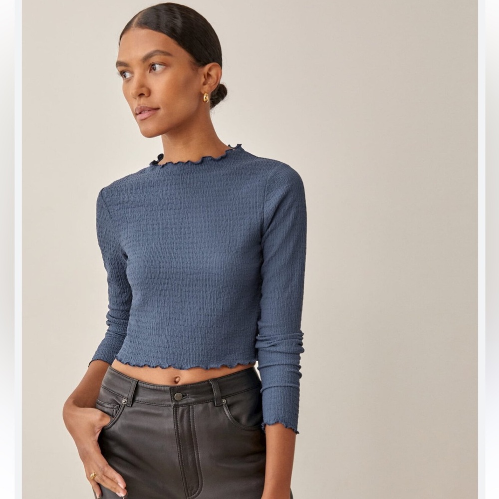 Reformation Zane Top in Dusk